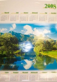 Kalendarz 2008 PL12 Rzeka Planszowy - okładka książki