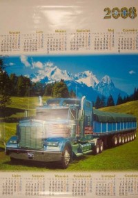 Kalendarz 2008 PL15 Truck Planszowy - okładka książki