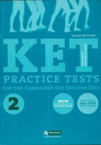 KET Practice Tests 2. Teacher s - okładka książki