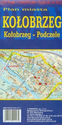 Kołobrzeg. Plan miasta - zdjęcie reprintu, mapy