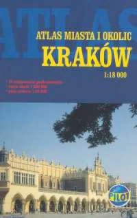 Kraków. Atlas miasta i miejscowości - zdjęcie reprintu, mapy