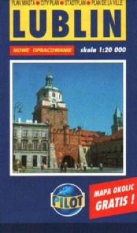 Lublin-plan miasta - zdjęcie reprintu, mapy