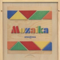 Mozaika w drewnianym pudełku - okładka książki