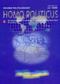 Rocznik politologiczny Homo Politicus - okładka książki