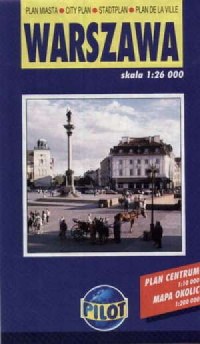 Warszawa-plan miasta - zdjęcie reprintu, mapy