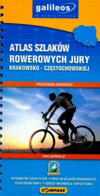 Atlas szlaków rowerowych Jury Krakowsko-Częstochowskiej - zdjęcie reprintu, mapy