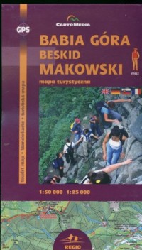 Babia Góra i Beskid Makowski - zdjęcie reprintu, mapy