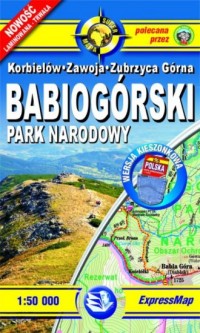 Babiogórski Park Narodowy 1:50 - zdjęcie reprintu, mapy