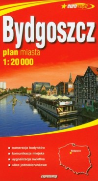 Bydgoszcz (1:20 000 - plan miasta - zdjęcie reprintu, mapy