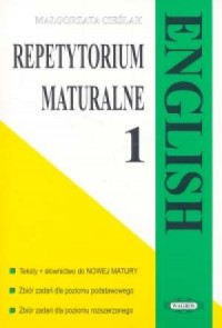 English 1. Repetytorium maturalne - okładka podręcznika