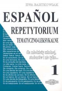 Espanol. Repetytorium tematyczno-leksykalne - okładka podręcznika