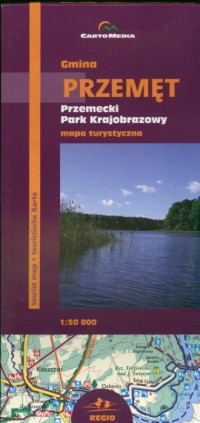 Gmina Przemęt. Przemęcki Park Krajobrazowy - zdjęcie reprintu, mapy