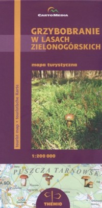 Grzybobranie w Lasach Zielonogórskich - zdjęcie reprintu, mapy