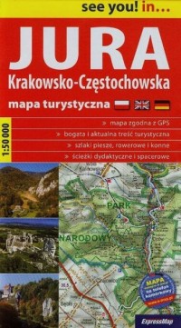Jura Krakowsko-Częstochowska (1:50 - zdjęcie reprintu, mapy