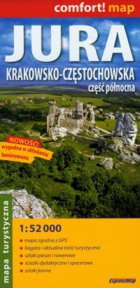 Jura Krakowsko-Częstochowska. Część - zdjęcie reprintu, mapy