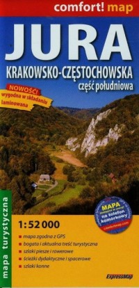 Jura Krakowsko-Częstochowska. Część - zdjęcie reprintu, mapy