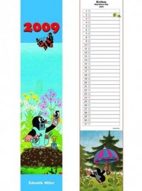 Kalendarz 2009 Krecik pocztówkowy - okładka książki