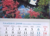 Kalendarz 2009 Mostek - okładka książki
