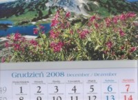 Kalendarz 2009 Szczyty - okładka książki