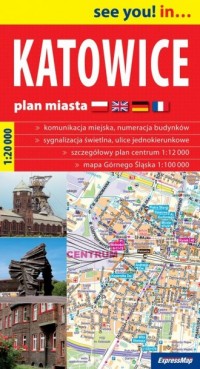 Katowice (1:20 000 - plan miasta) - zdjęcie reprintu, mapy