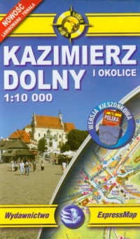Kazimierz Dolny i okolice (1:10 - zdjęcie reprintu, mapy