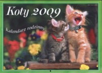 Koty 2009. Kalendarz rodzinny - okładka książki