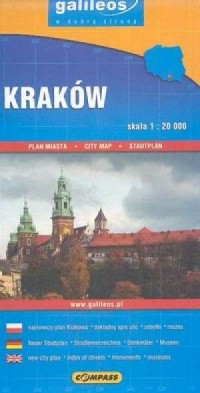 Kraków. Plan miasta (1:20 000) - zdjęcie reprintu, mapy