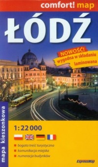Łódź (kieszonkowy plan miasta skala - zdjęcie reprintu, mapy