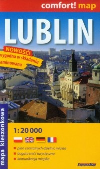Lublin (1:20 000 kieszonkowy plan - zdjęcie reprintu, mapy