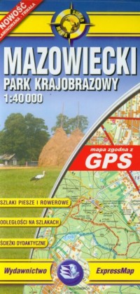 Mazowiecki Park Krajobrazowy (1:40 - zdjęcie reprintu, mapy