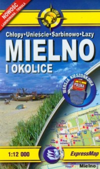 Mielno i okolice (mapa turystyczna - zdjęcie reprintu, mapy