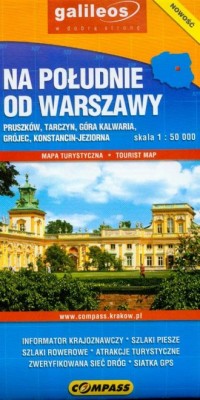 Na południe od Warszawy - zdjęcie reprintu, mapy