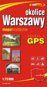 Okolice Warszawy (1:75 000 mapa - zdjęcie reprintu, mapy