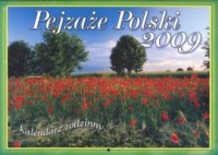 Pejzaże Polski 2009. Kalendarz - okładka książki