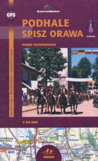 Podhale, Spisz, Orawa (mapa turystyczna) - zdjęcie reprintu, mapy