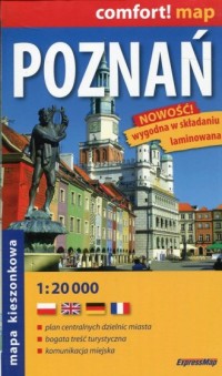 Poznań (kieszonkowy plan miasta - zdjęcie reprintu, mapy
