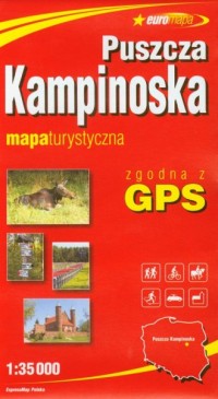 Puszcza Kampinoska (1:35 000 - - zdjęcie reprintu, mapy