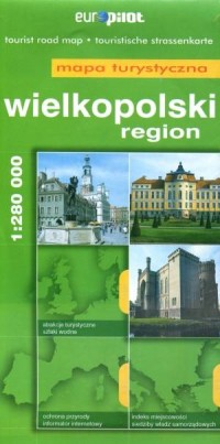Region Wielkopolski mapa turystyczna - zdjęcie reprintu, mapy