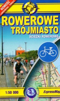 Rowerowe Trójmiasto ścieżki rowerowe - zdjęcie reprintu, mapy