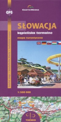 Słowacja. Kąpieliska termalne - zdjęcie reprintu, mapy