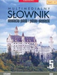 Słownik multimedialny niemiecko-polski, - okładka książki