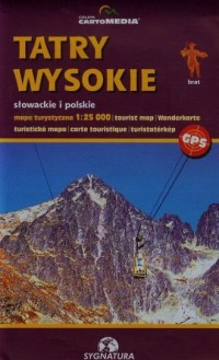 Tatry Wysokie słowackie i polskie - zdjęcie reprintu, mapy