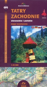 Tatry Zachodnie słowackie i polskie. - zdjęcie reprintu, mapy