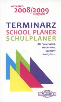 Terminarz school planer schulplaner - okładka książki