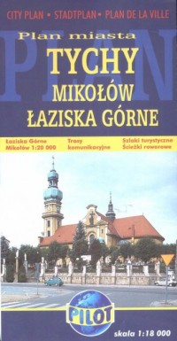 Tychy Mikołów Łaziska Górne Plan - zdjęcie reprintu, mapy