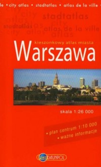 Warszawa (kieszonkowy atlas miasta) - zdjęcie reprintu, mapy