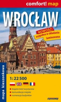 Wrocław kieszonkowy plan miasta - zdjęcie reprintu, mapy