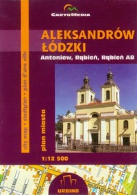 Aleksandrów Łódzki, Antoniew, Rąbień, - zdjęcie reprintu, mapy