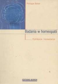 Badania w homeopatii - okładka książki