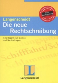 Die neue Rechtschreibung Langenscheidt - okładka książki